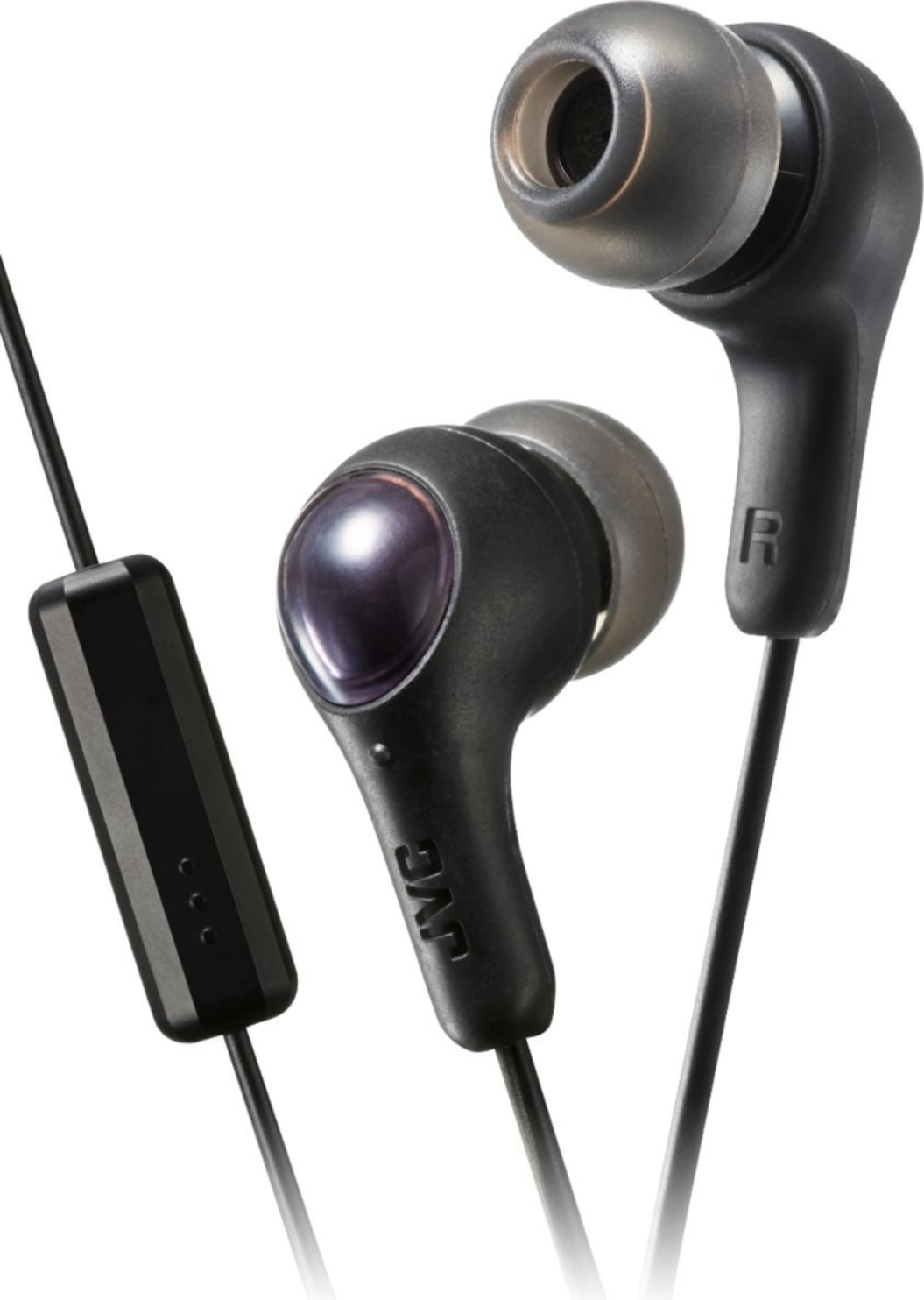 JVC Wired GUMY Plus in Ear Headphones- Black