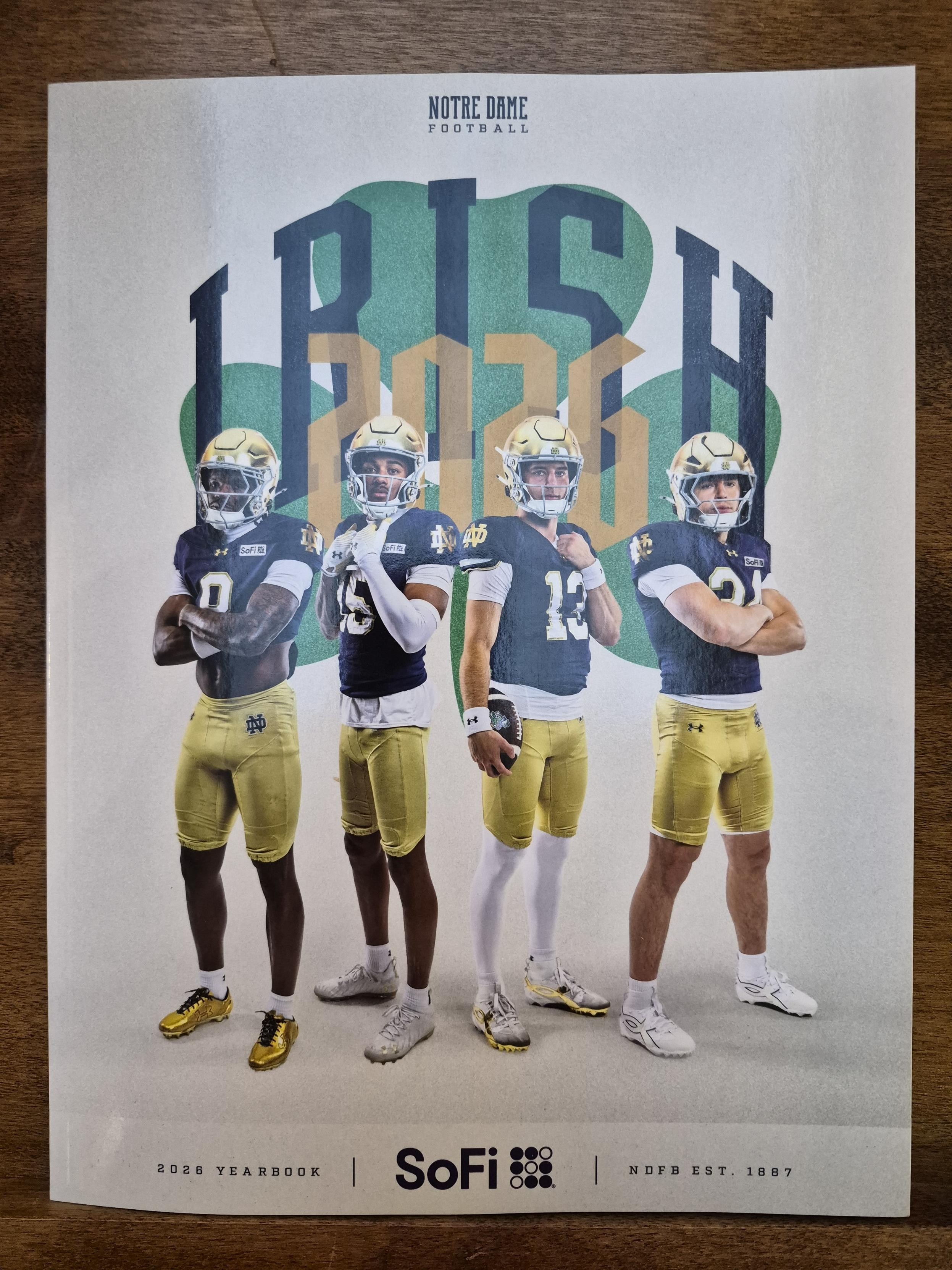 2026 Notre Dame Football Yearbook