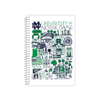 Emblematic Julia Gash One Subject College Ruled Journal
