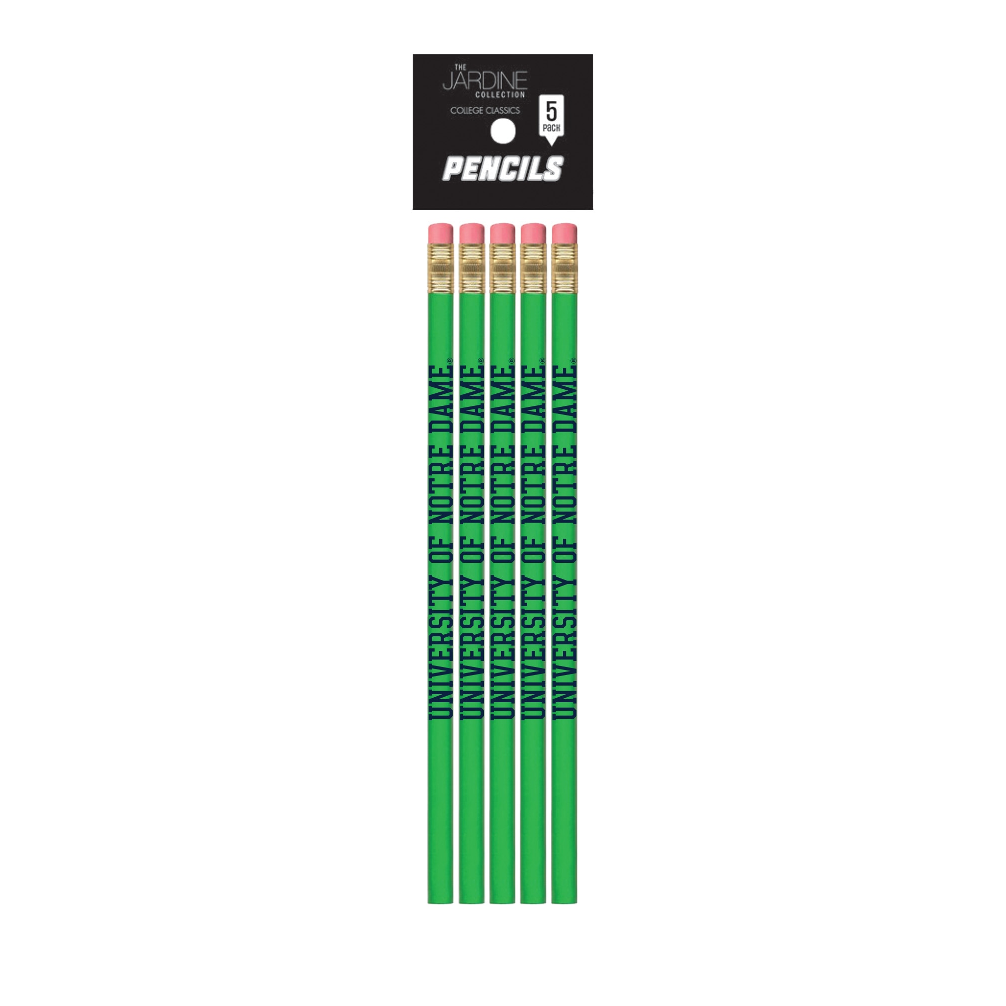 Emblematic Pencil 5pk School Name