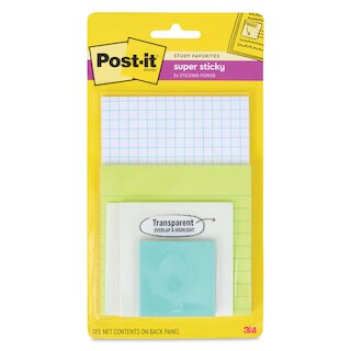 3M Post-it Multipurpose Study Notes - Variety Pack
