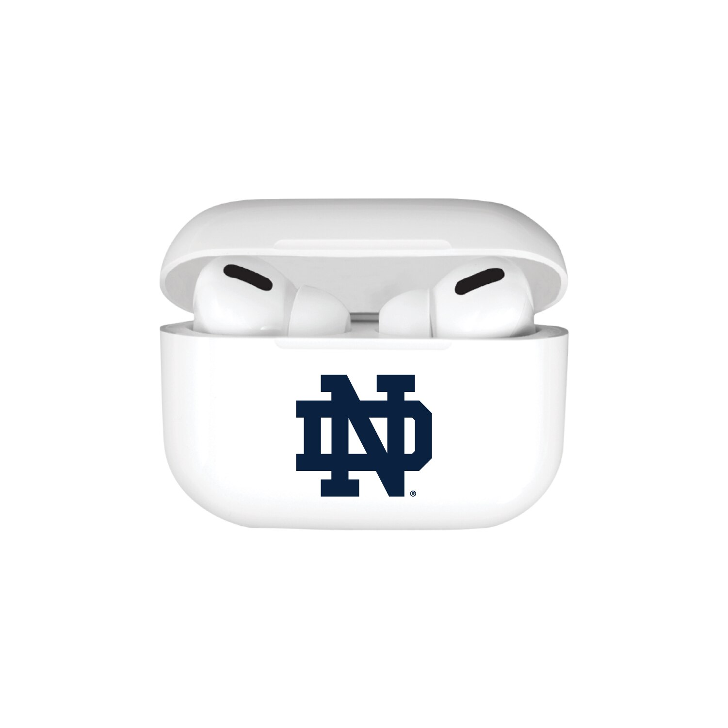 University of Notre Dame V2 - Airpod Pro Case (TPU), White, Classic V1