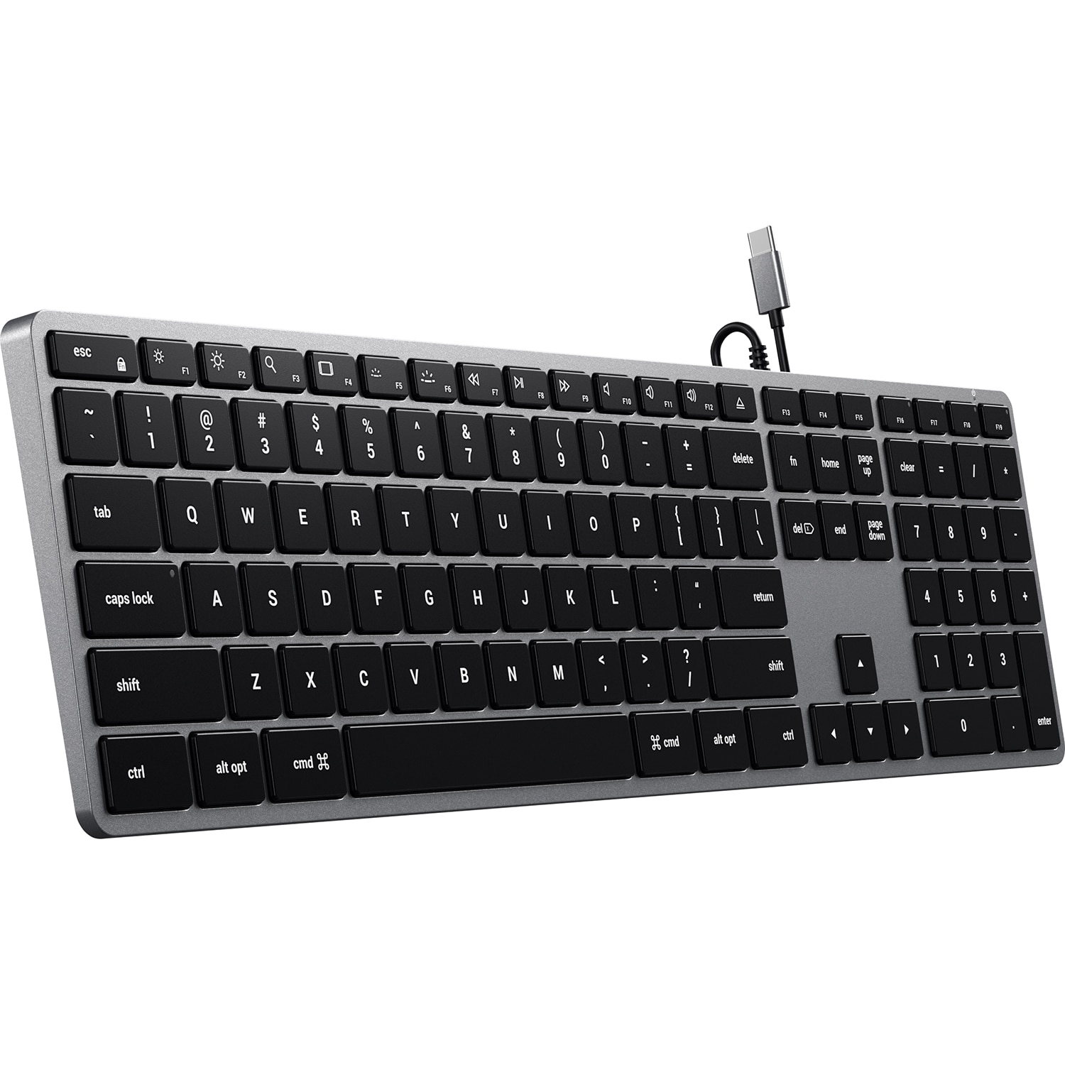 Satechi Slim W3 USB-C Wired Backlit Keyboard