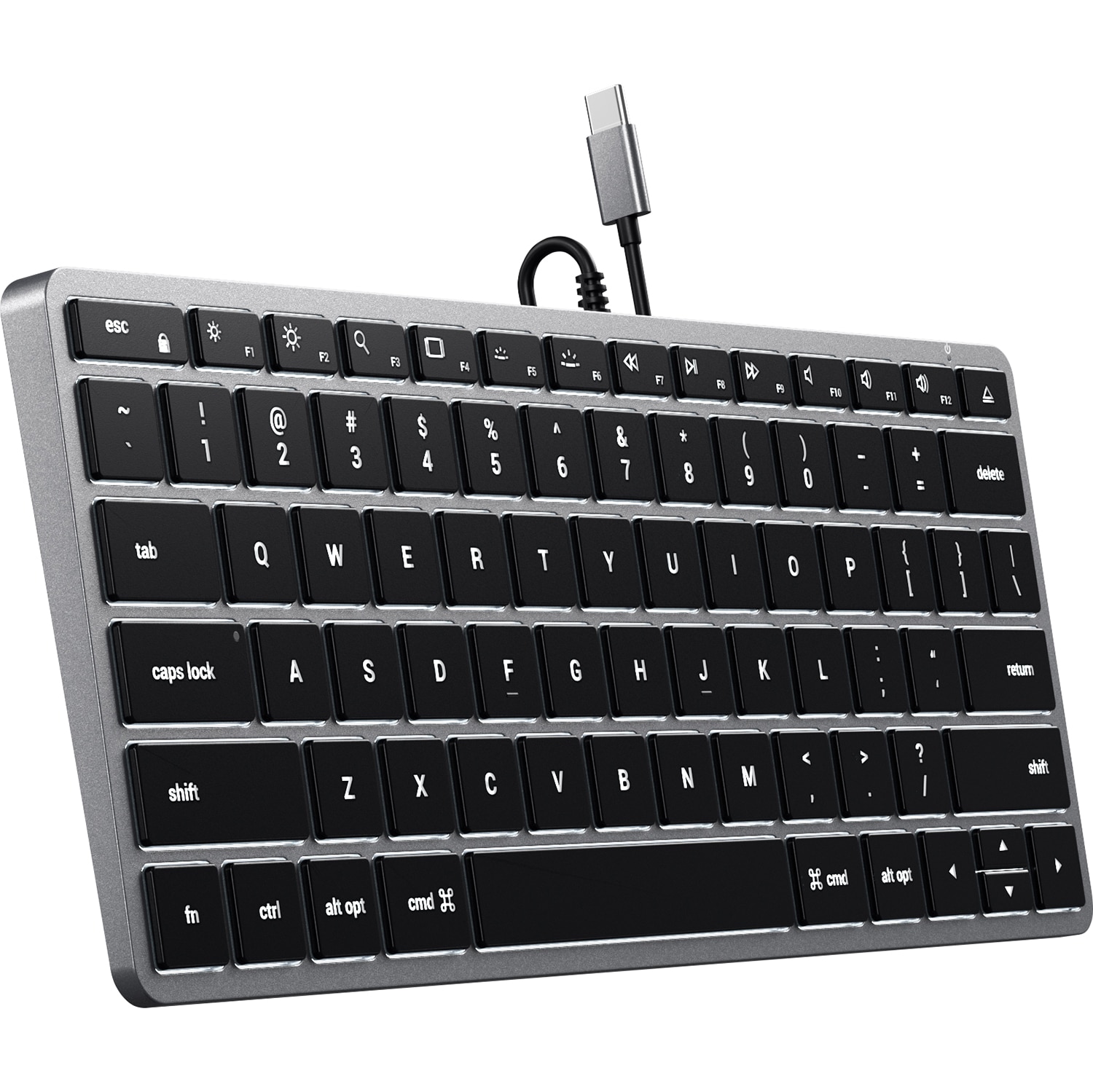 Satechi Slim W1 USB-C Wired Backlit Keyboard