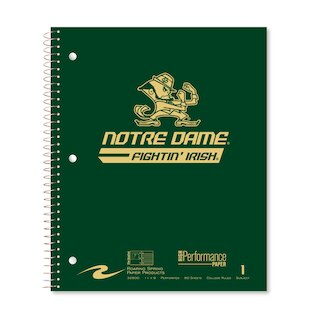 Emblematic One Subject College Ruled Notebook