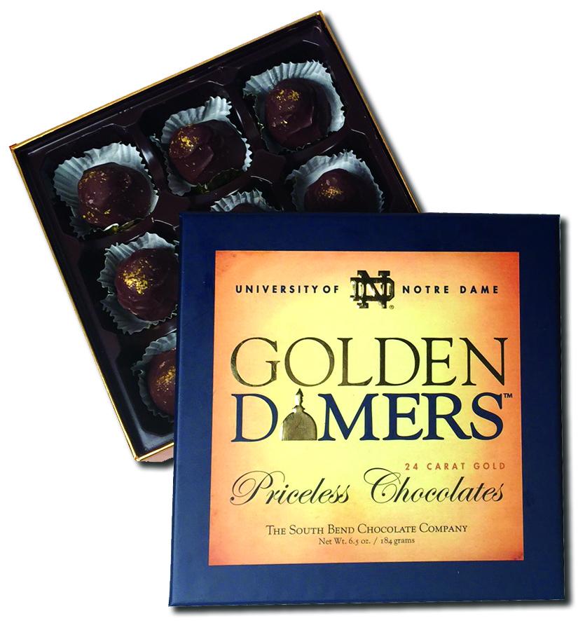 Golden Domers Choc 6.5oz - ND SBC