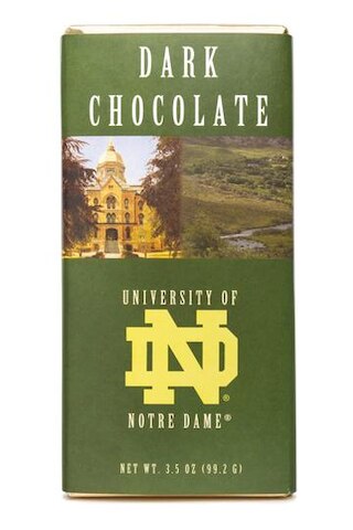 Notre Dame Dark Choc Bar 3.5oz SBC