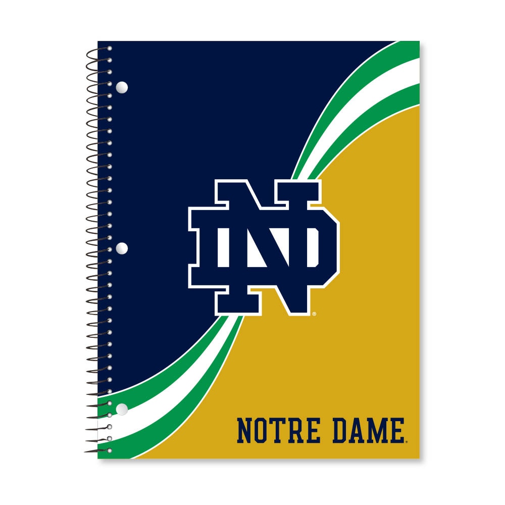 Digi Curve Divide 1 Subject 11"x8.5" 70 Count College Ruled Spiral Notebook