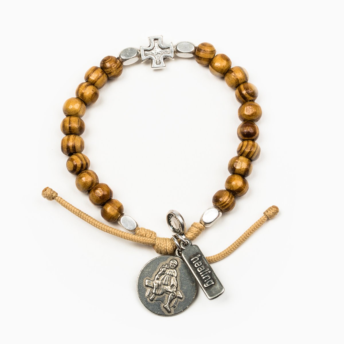My Saint My Hero Rooted In Faith Bracelet - St. Peregrine/Silver - Healing