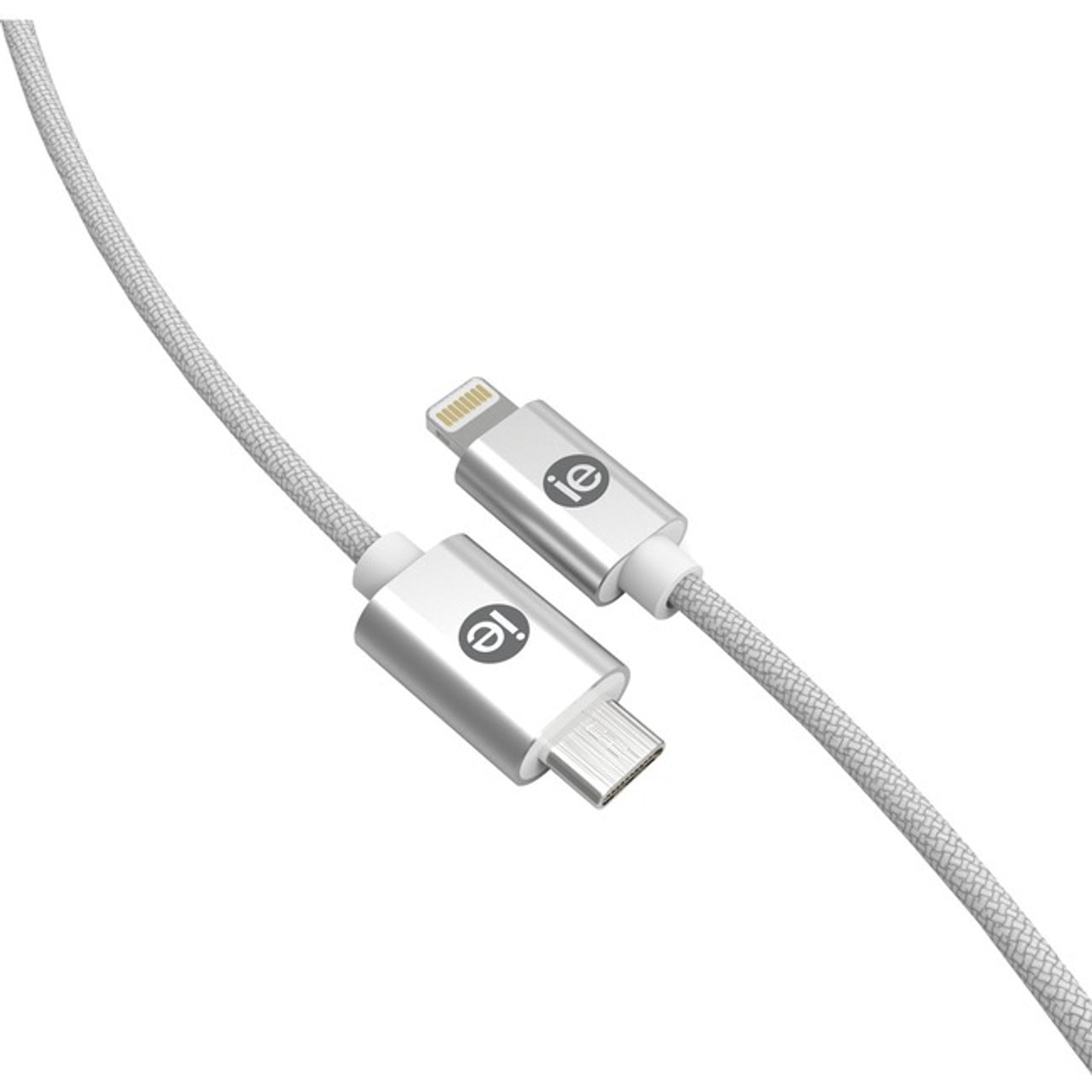 iEssentials 10ft Braided USB-C to USB A Cable White
