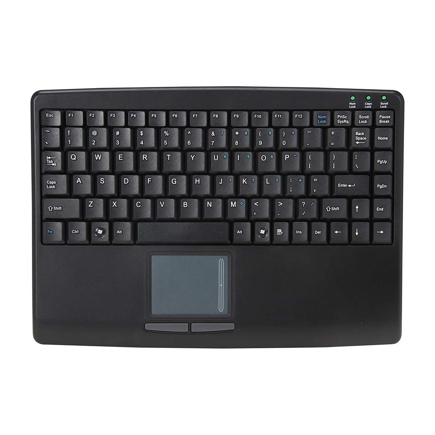 Adesso SlimTouch Keyboard Mini Black USB