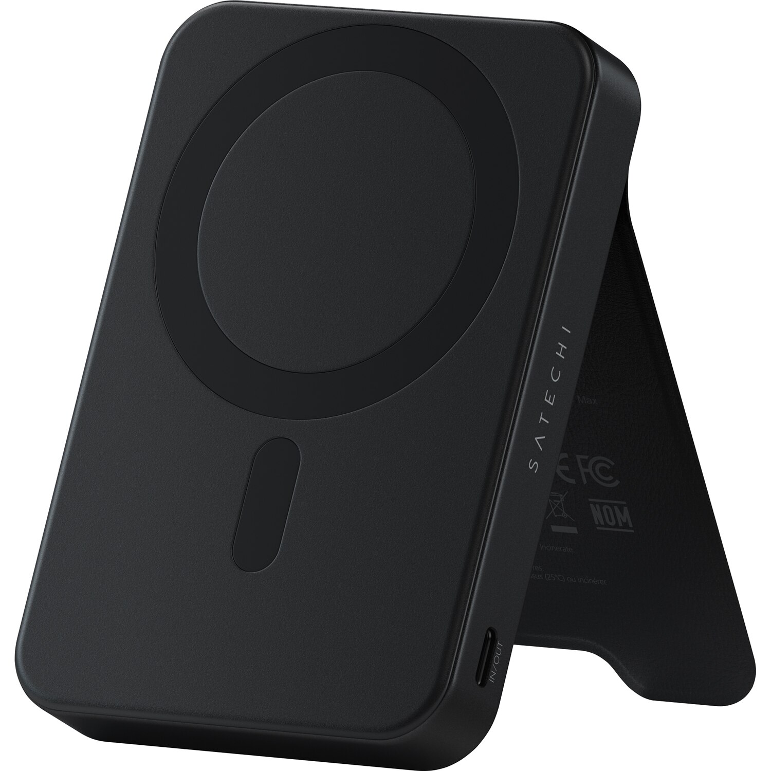 Satechi Qi2 Magnetic Power Bank w Stand- Black