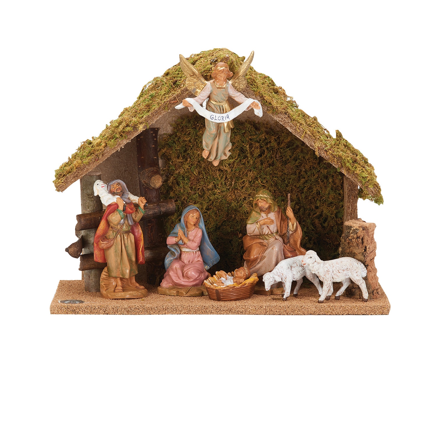 5" Scale 7 Figure Nativity with Italian Stable