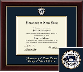 Church Hill Classics Masterpiece, Cherry, 8.5x11, Arts and Letters, Bachelors, Masters, PhD, Diploma Frame
