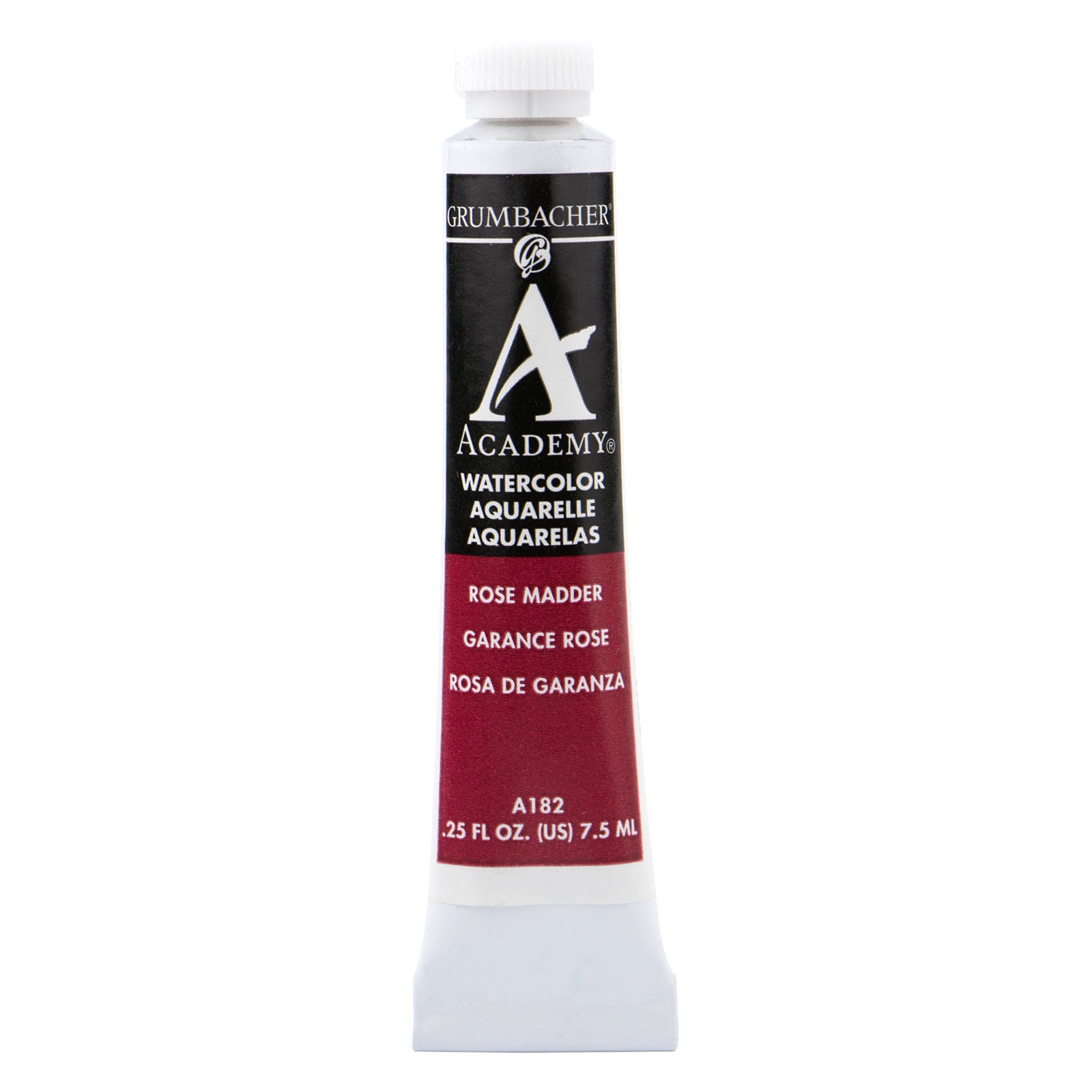 Grumbacher Academy Watercolor, 7.5ml Tube, Rose Madder