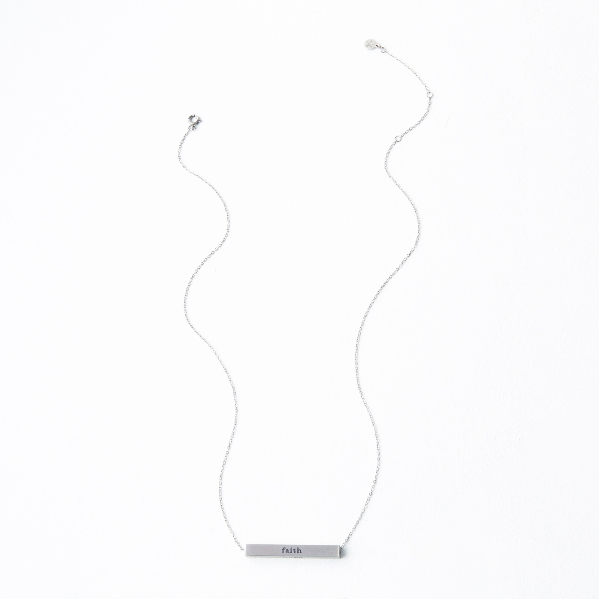Starfish Project Faith Silver Bar Necklace