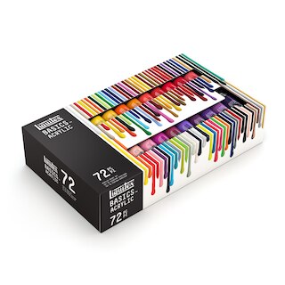 Liquitex BASICS Acrylic Color Set, 72-Color Set