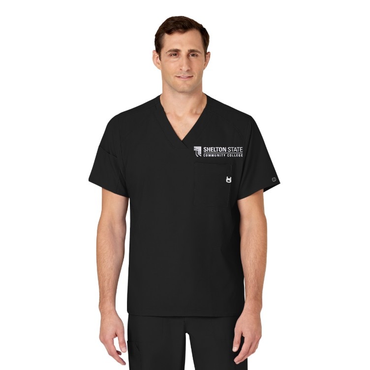 Wink W123 Men's V-Neck Top 6355SHEL2