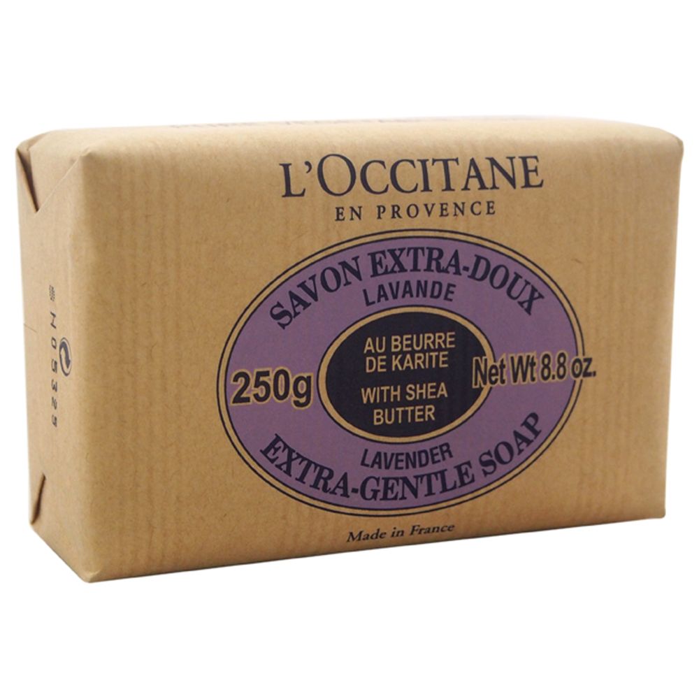 Shea Butter Extra Gentle Soap - Lavender by LOccitane for Unisex - 8.8 oz Soap