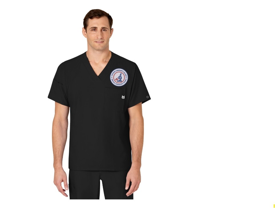 Wink W123 Men's V-Neck Top 6355CAL3