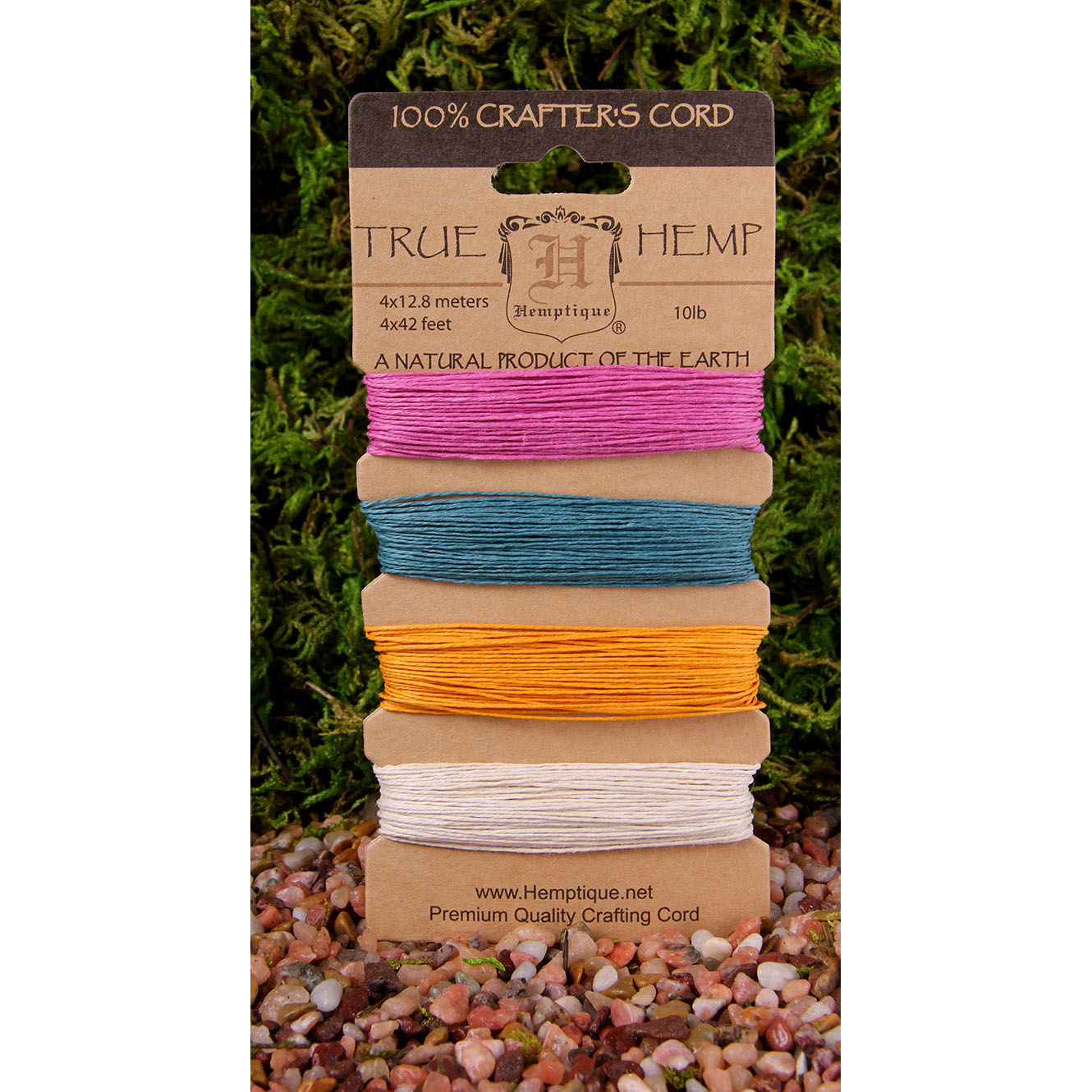 Hemp Cord Set 10lb Spring Clr