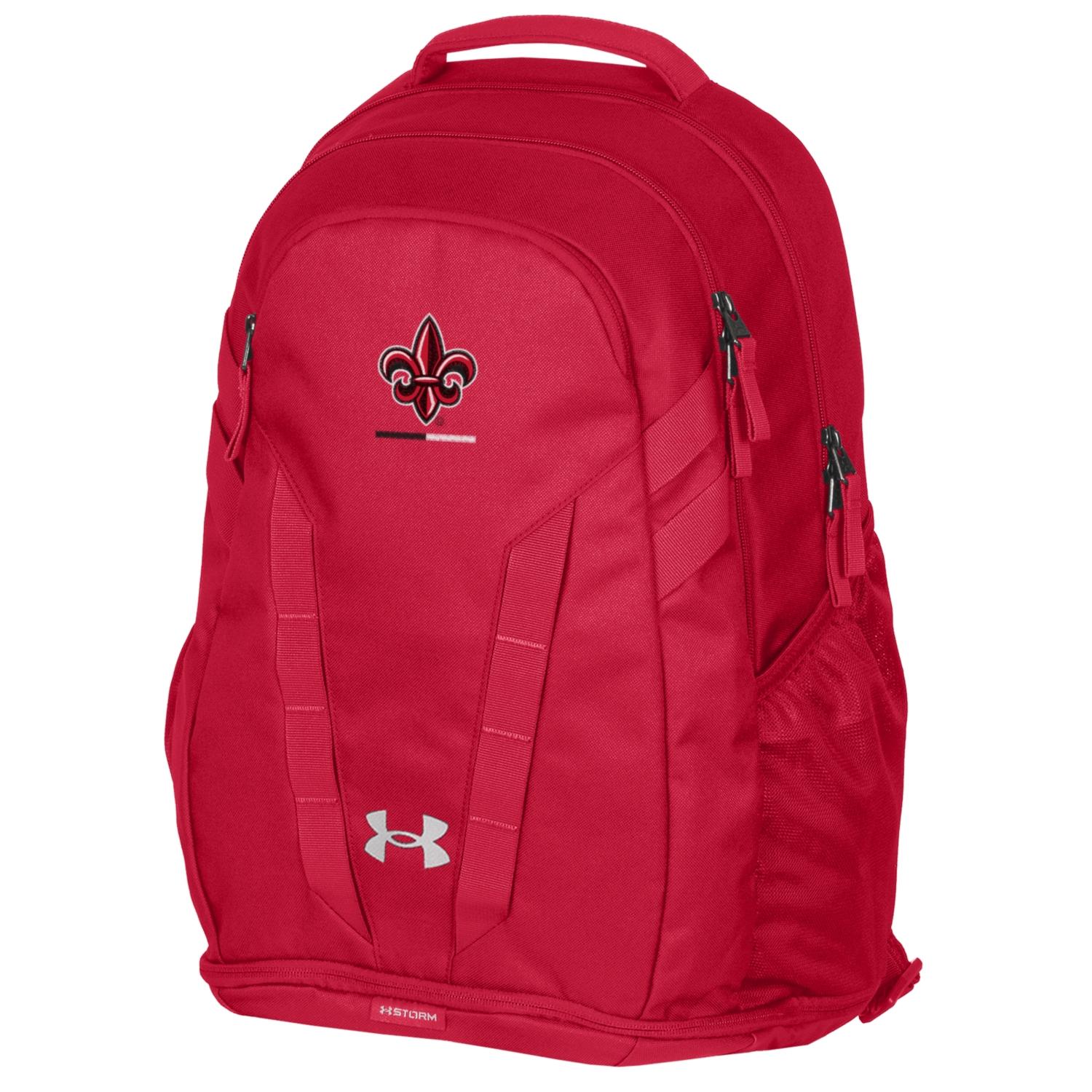 University of Louisiana Lafayette Hustle 5.0 Backpack red