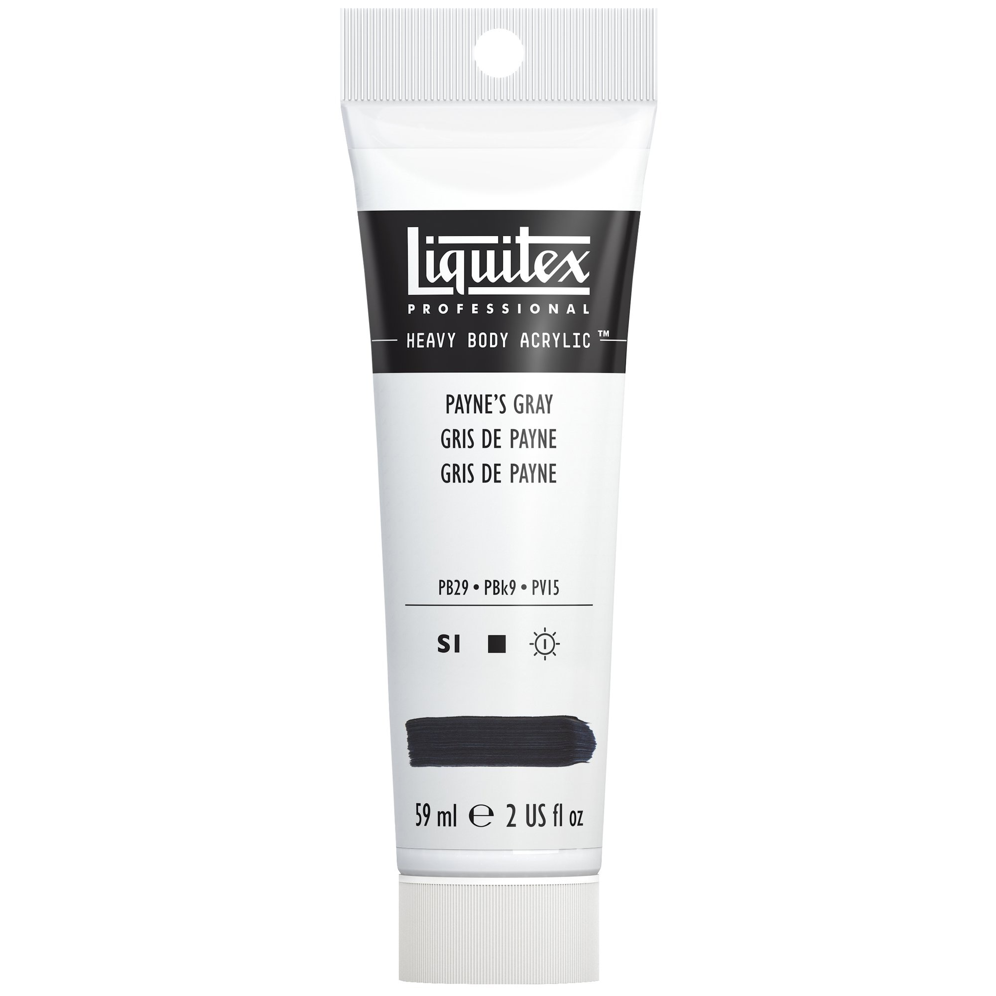 Liquitex Professional Heavy Body Acrylic Color, 2 oz., Payne' s Gray