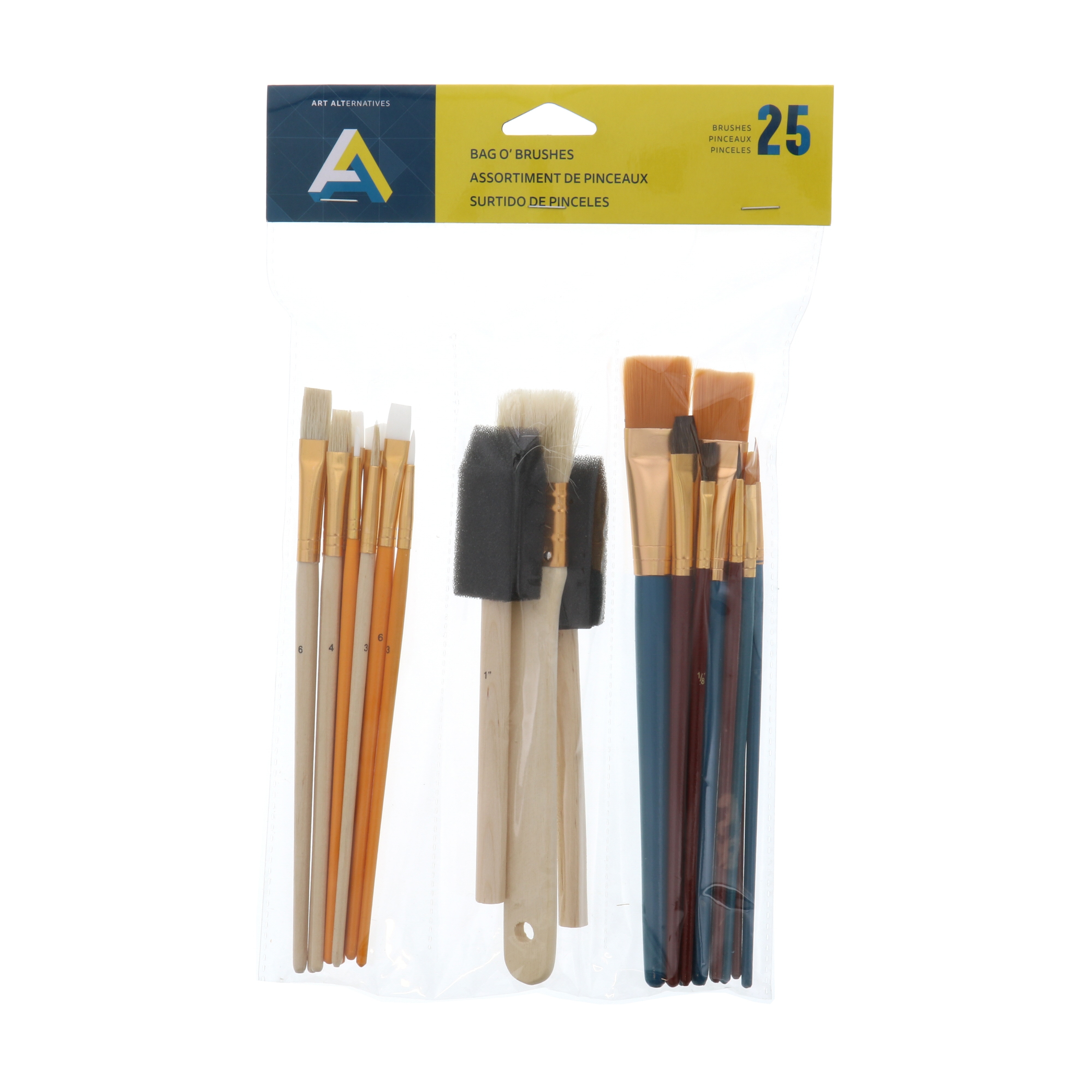 Art Alternatives Bag o' Brush, 25 Pieces