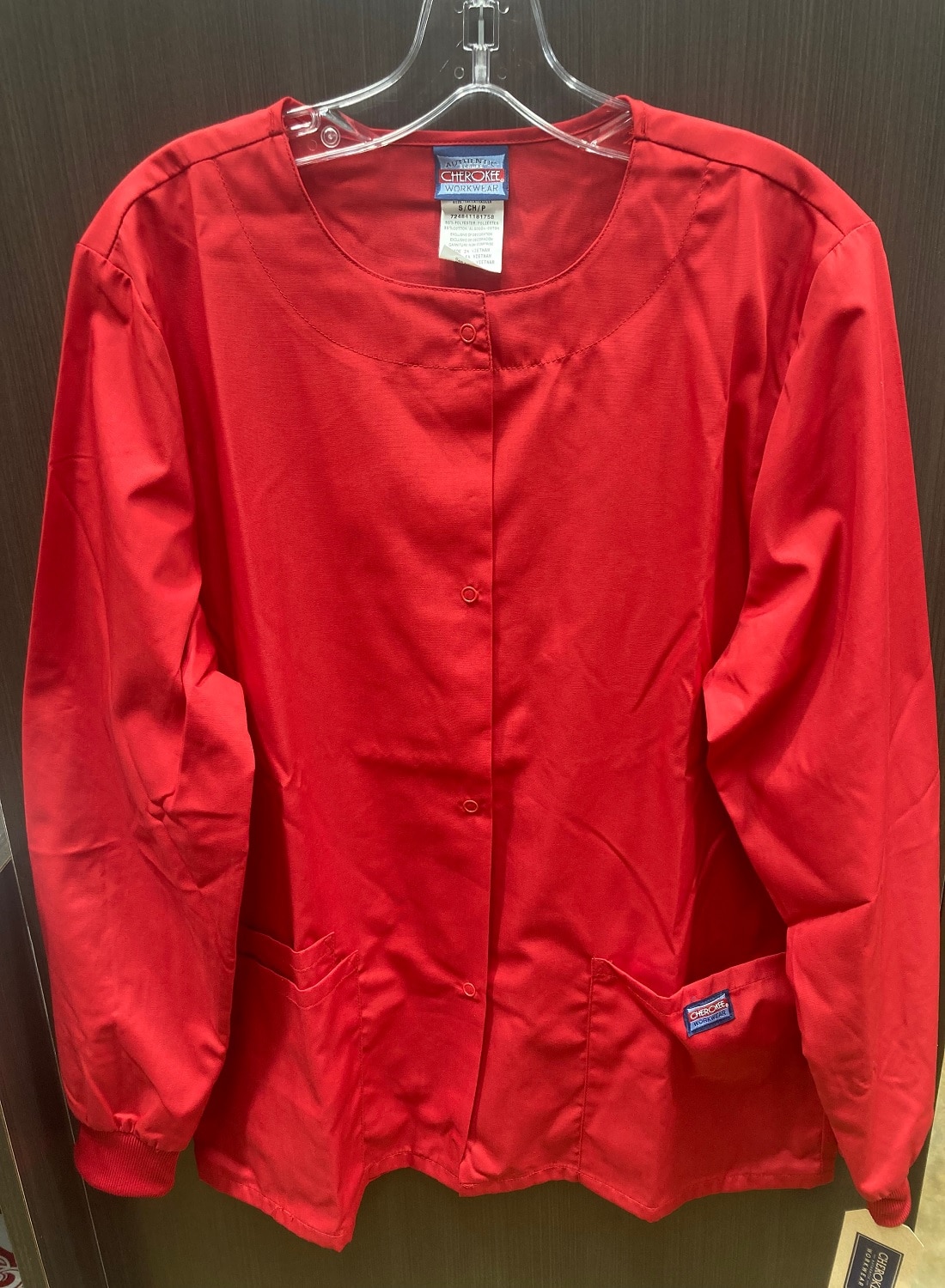 Red Embroidery L Chest
