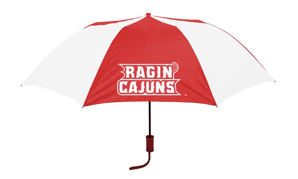 "The Sport" 2-Tone Emblematic Umbrella Automatic Folding 48" Coverage