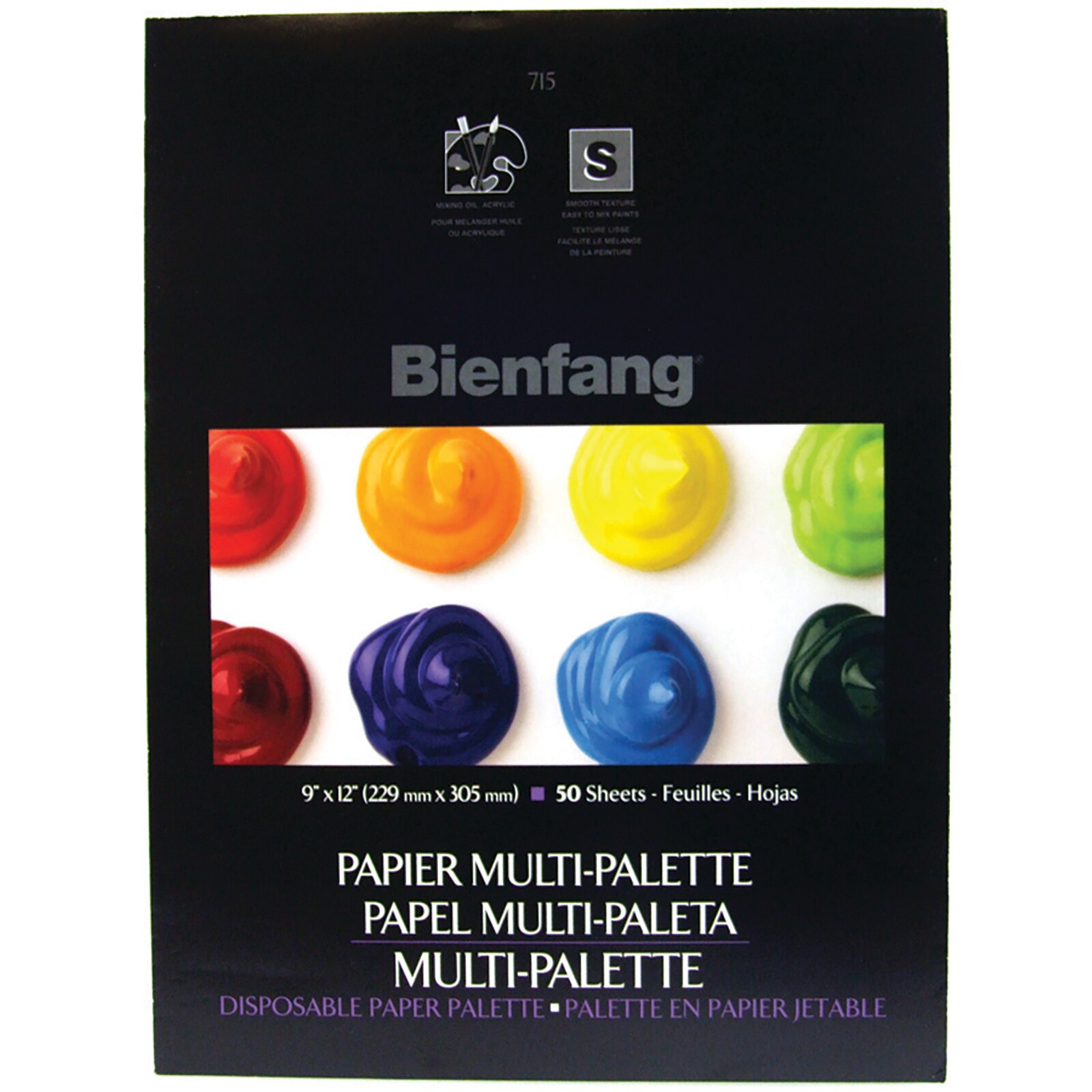 Bienfang Multi-Palette Pad, 9" x 12"