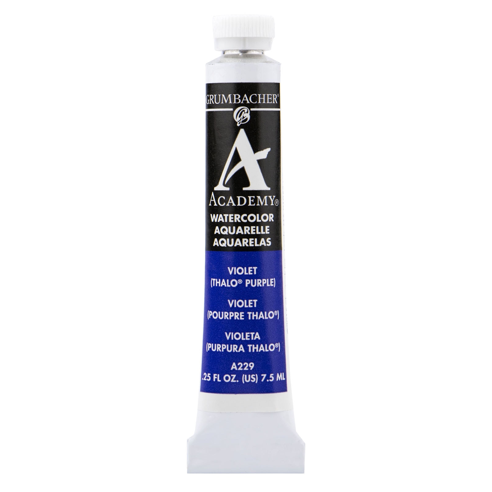 Grumbacher Academy Watercolor, 7.5ml Tube, Violet