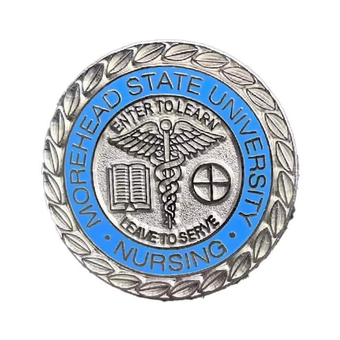 Moorehead State University ADN Silver Lapel Pin