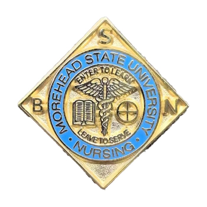 Moorehead State University BSN Gold Lapel Pin