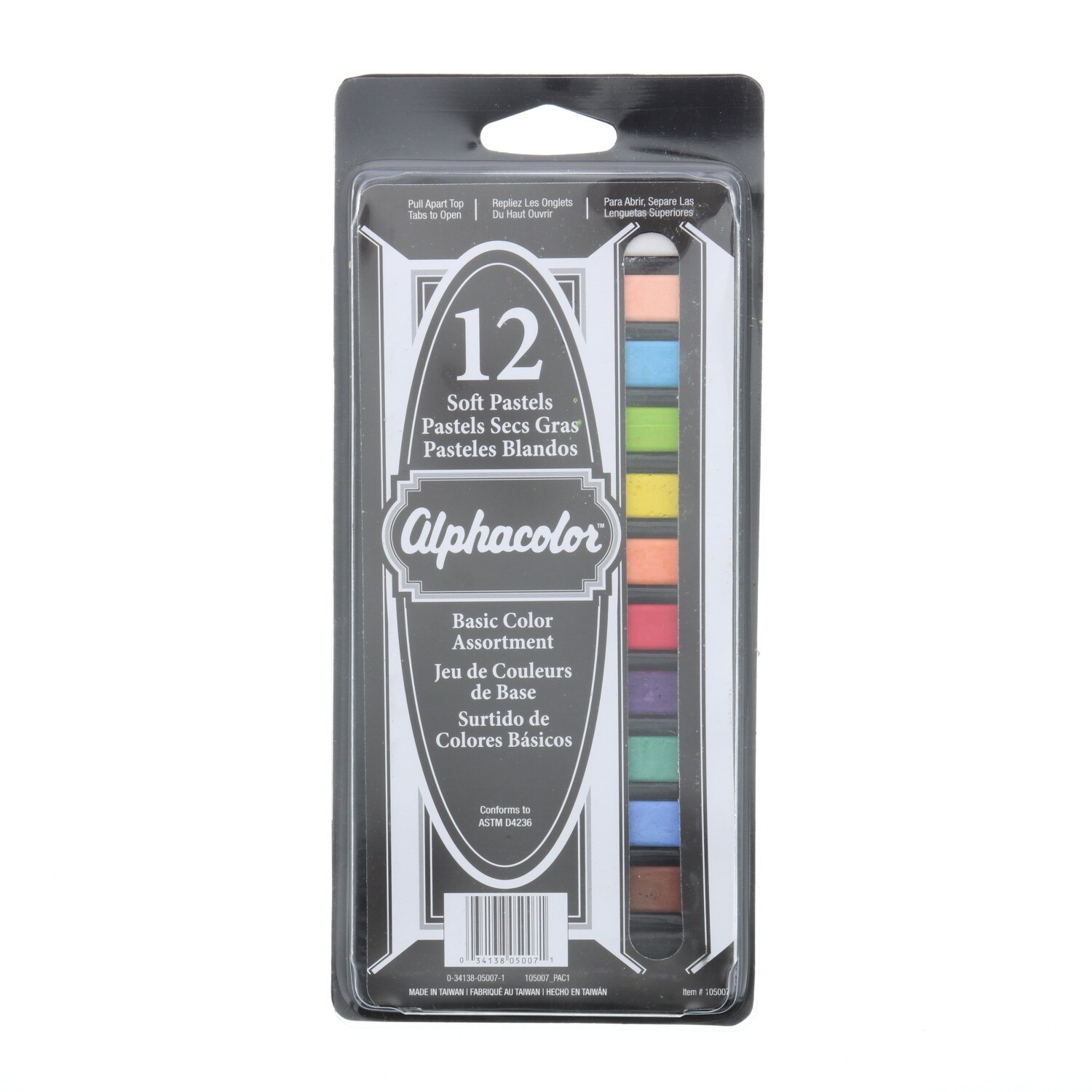 Alphacolor Pastels 12 Color Set