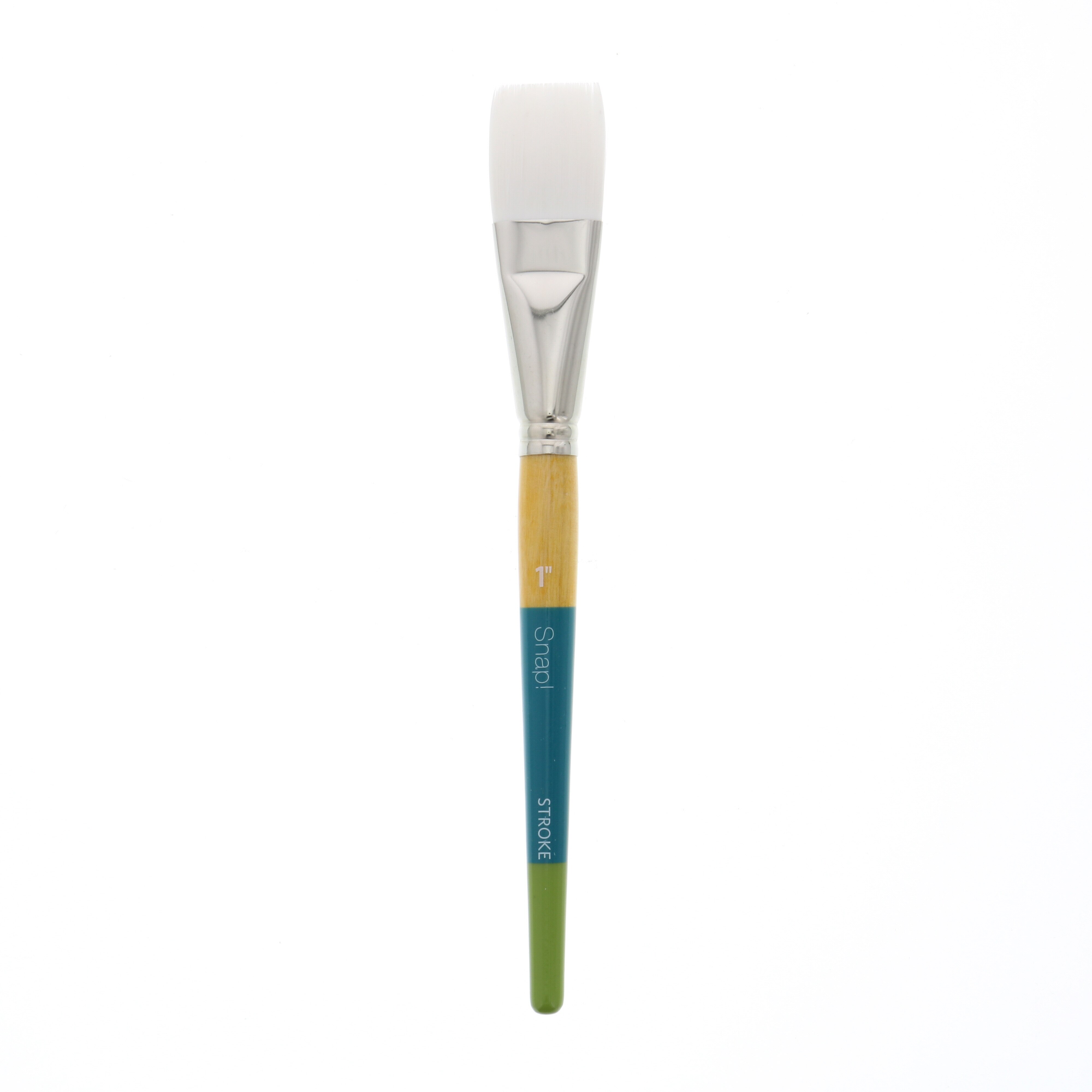 Princeton Brush Snap Short Handle White Nylon Taklon Brush, Stroke 6