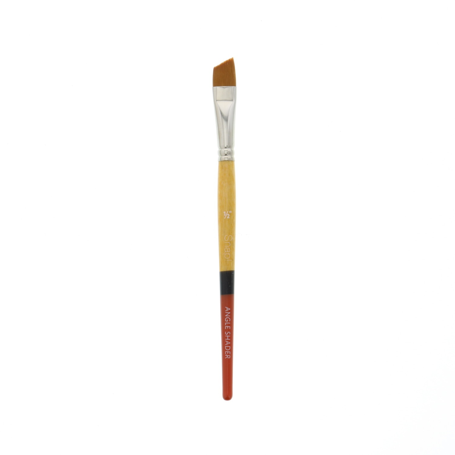 Princeton Brush Snap Gold Taklon Brush, Angle Shader, 1/2"