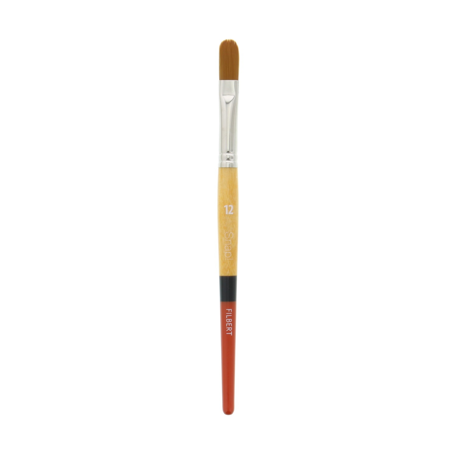 Princeton Brush Snap Gold Taklon Brush, Filbert, 12