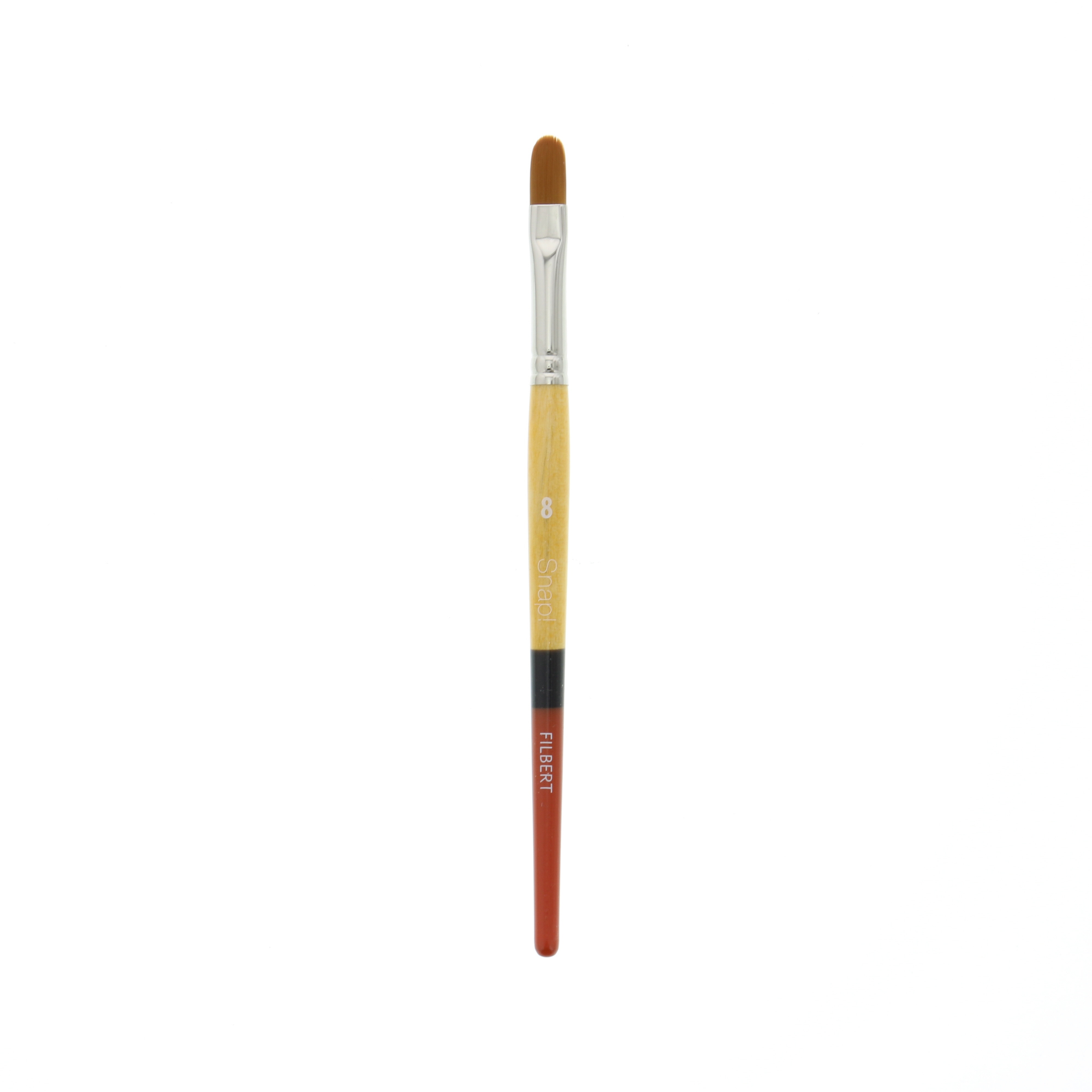 Princeton Brush Snap Gold Taklon Brush, Filbert, 8