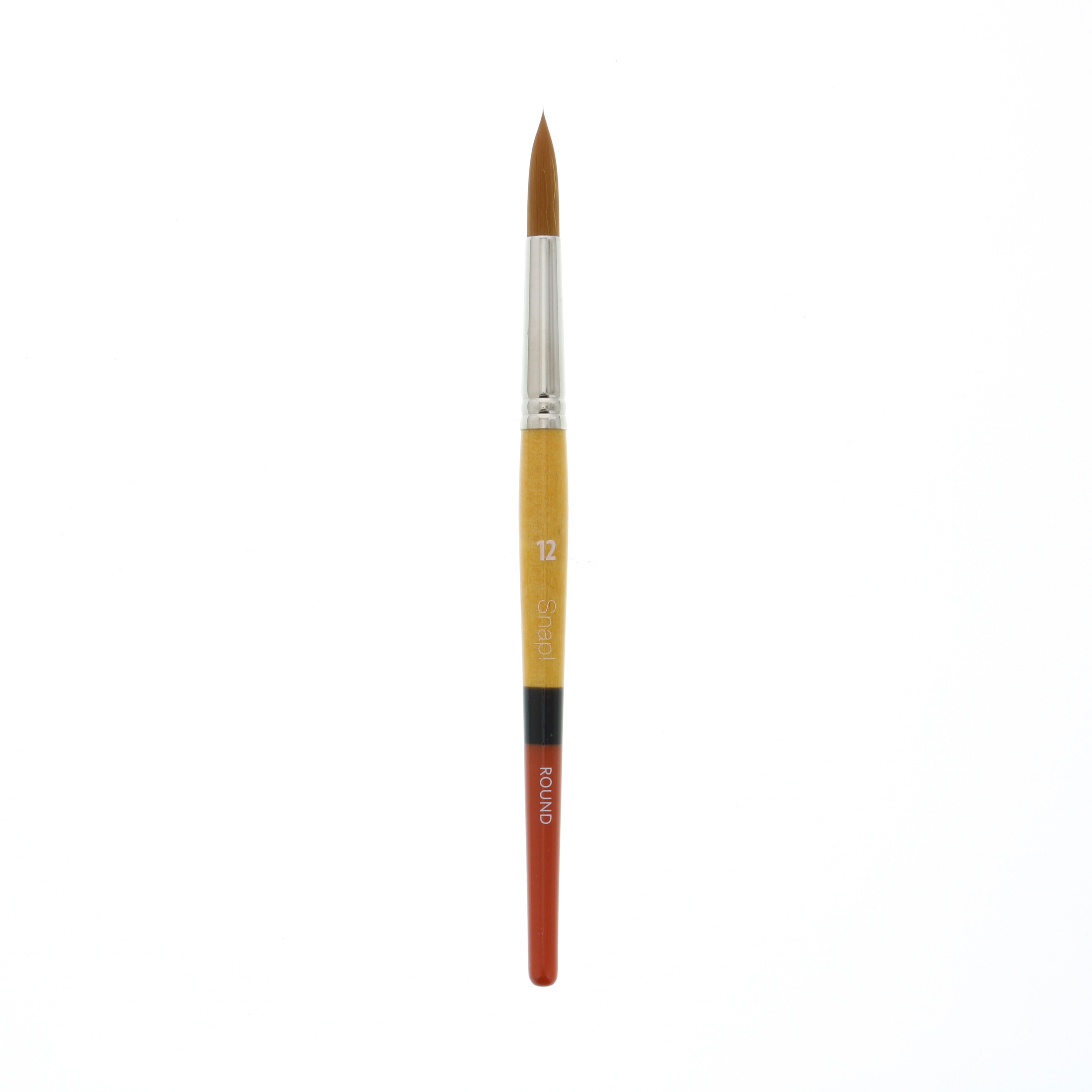 Princeton Brush Snap Gold Taklon Brush, Round, 12