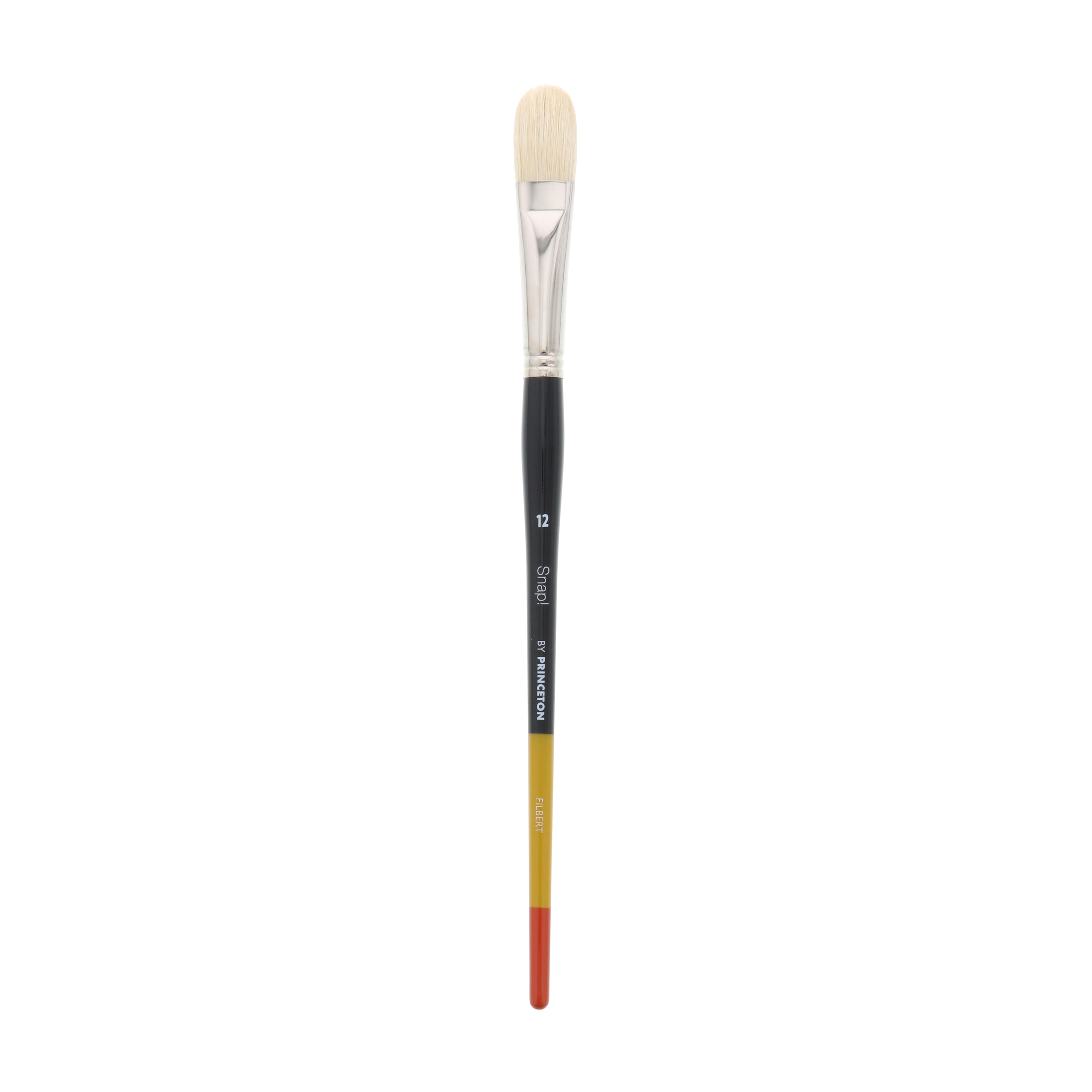 Princeton Brush Snap Bristle Brush, Filbert, 12