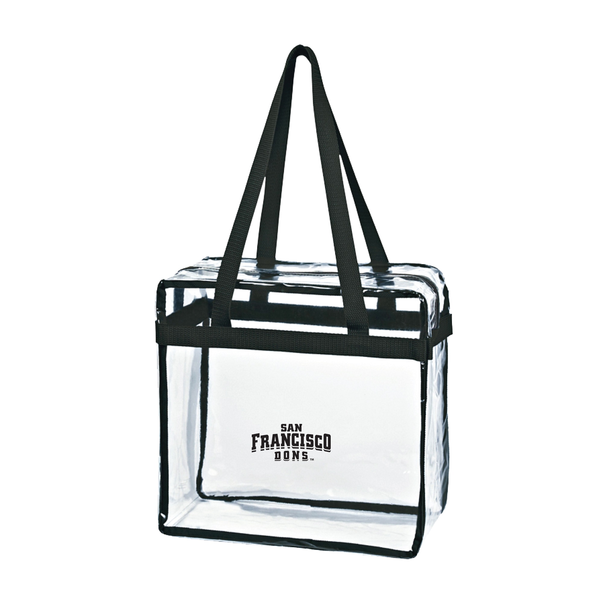 University of San Francisco 3603 Zipped Stadium Tote Imprinted