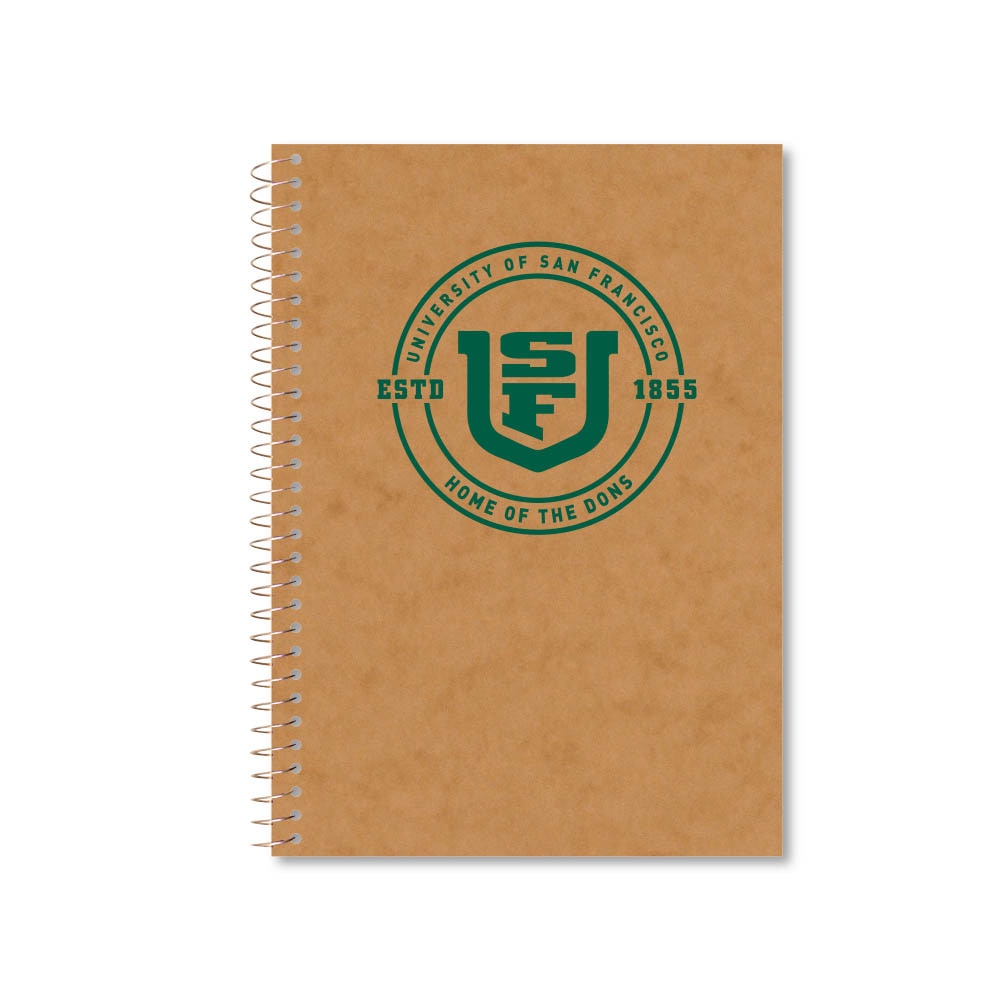 Roaring Premium 3 Subject 9.5 x 6.5 Notebook, College Ruled 20lb Paper, Pressboard Foil Cover