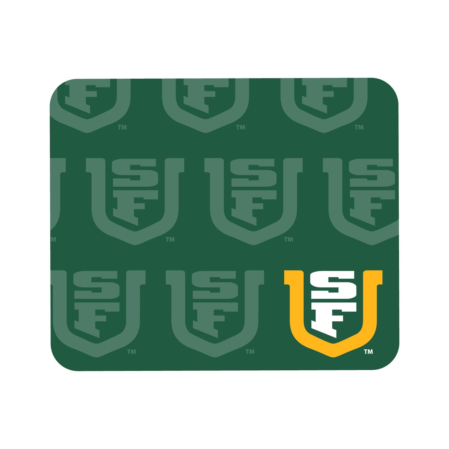 University of San Francisco V2 Mousepad, Mascot Repeat V1