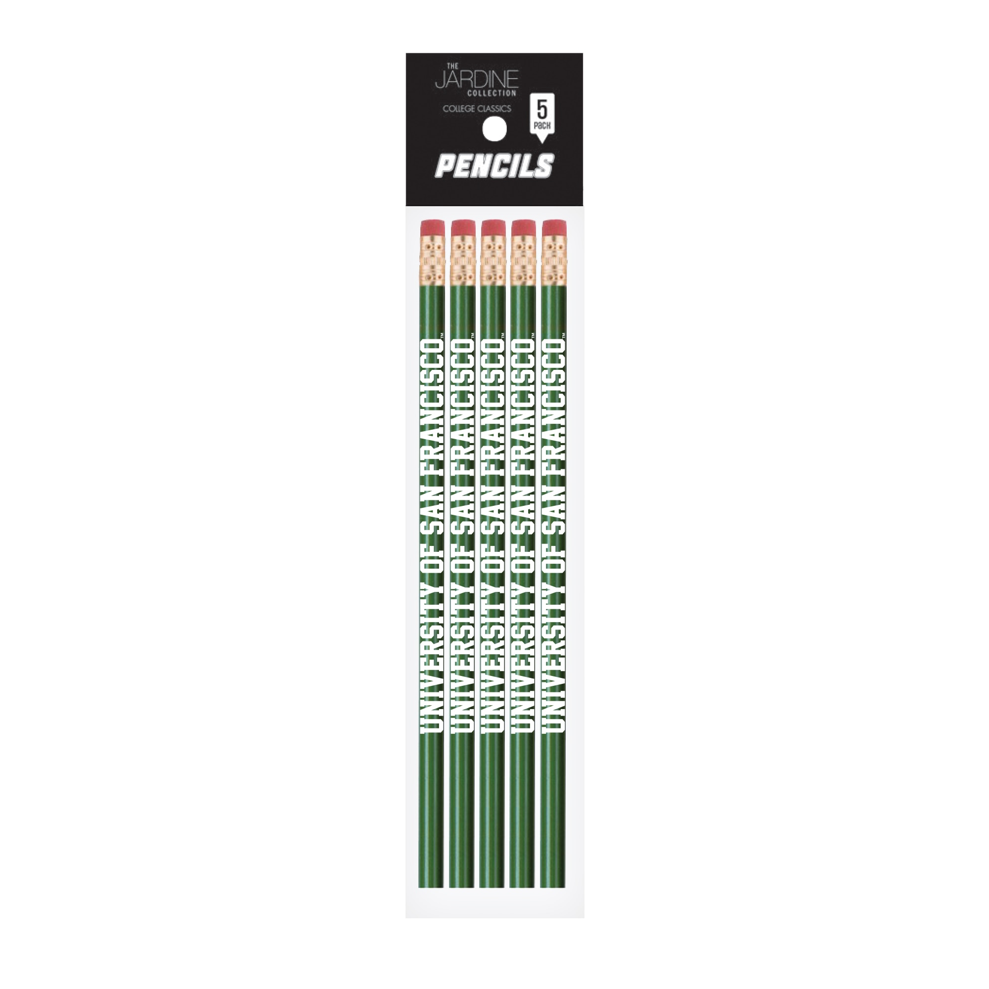 Emblematic Pencil 5pk School Name