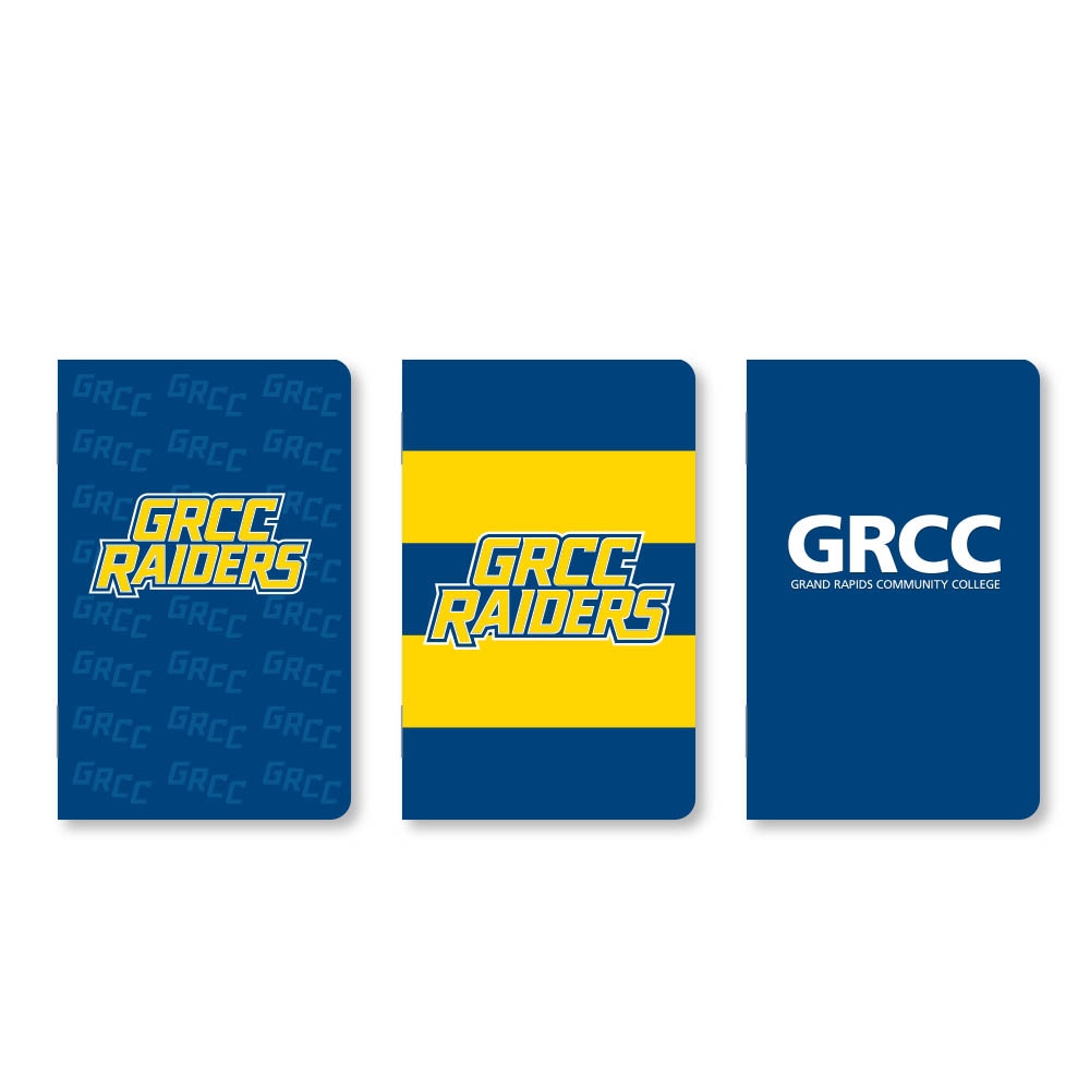 Set of 3 School Spirit Pocket Sized Mini Notebooks