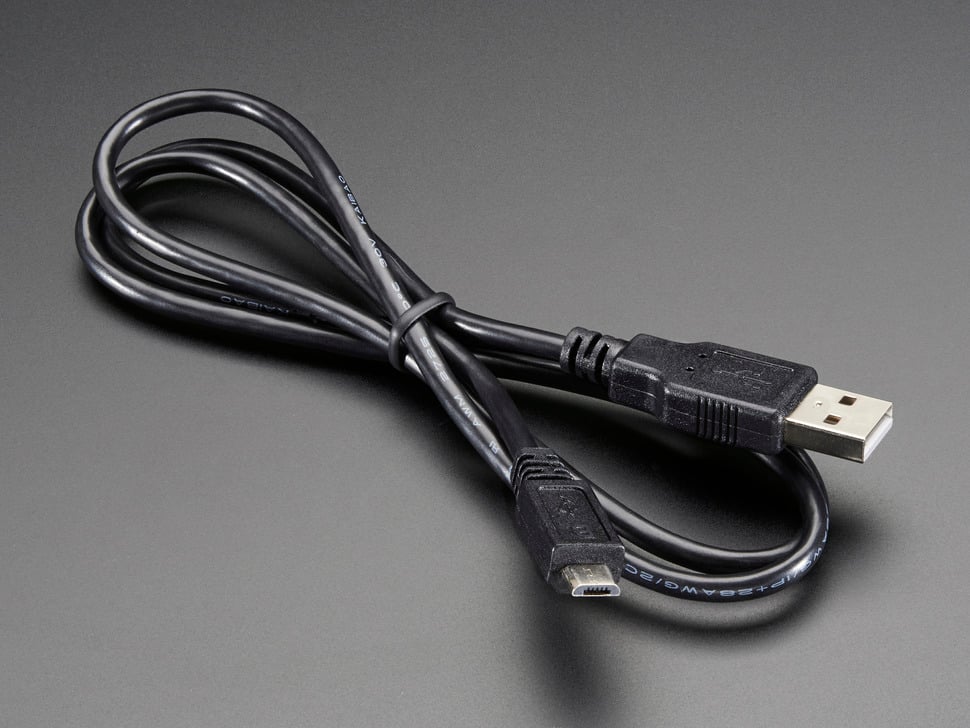 USB A to Micro-B Cable - 3 ft