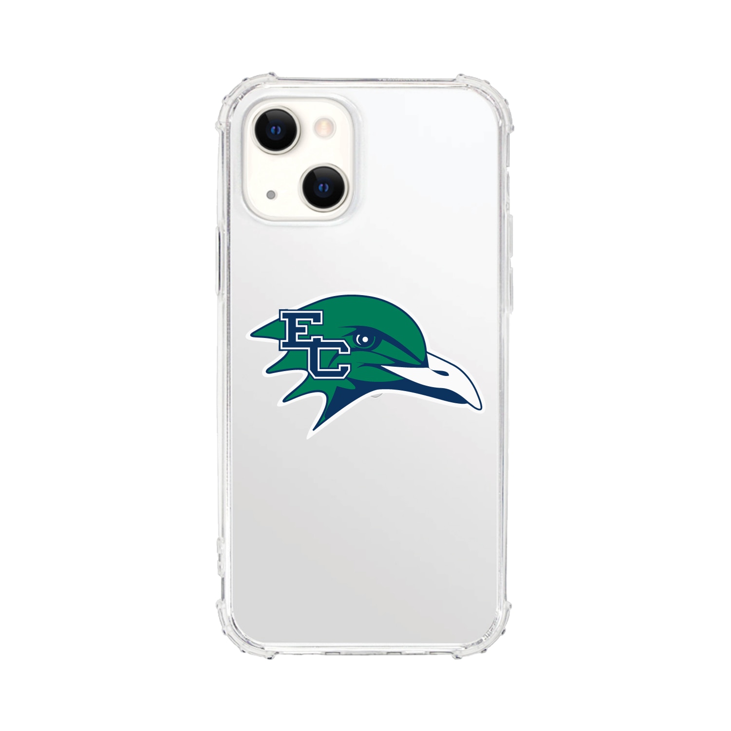 Endicott College- Clear Tough Edge Phone Case, Classic - iPhone 15