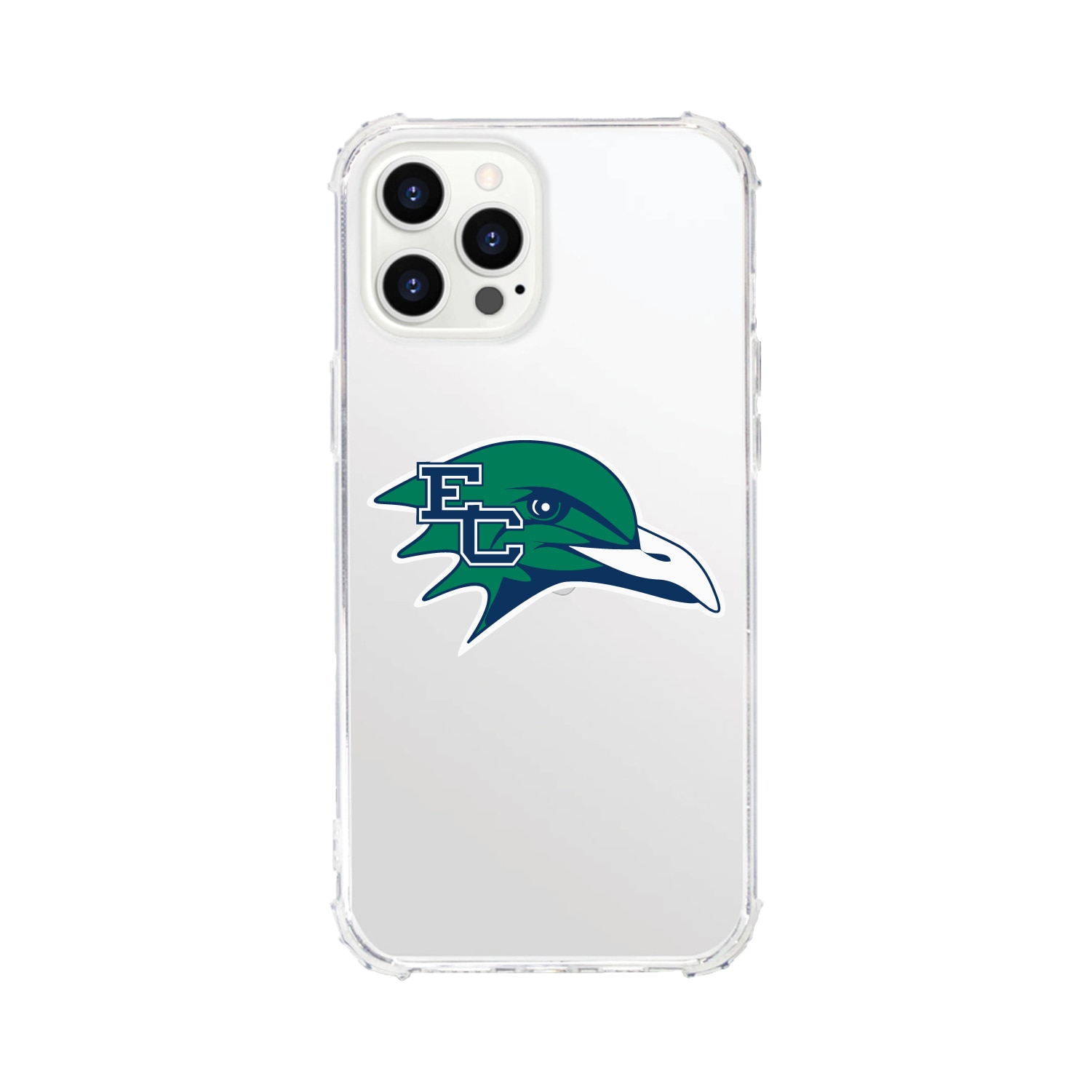 Endicott College-Clear Tough Edge Phone Case, Classic - iPhone 15 Plus