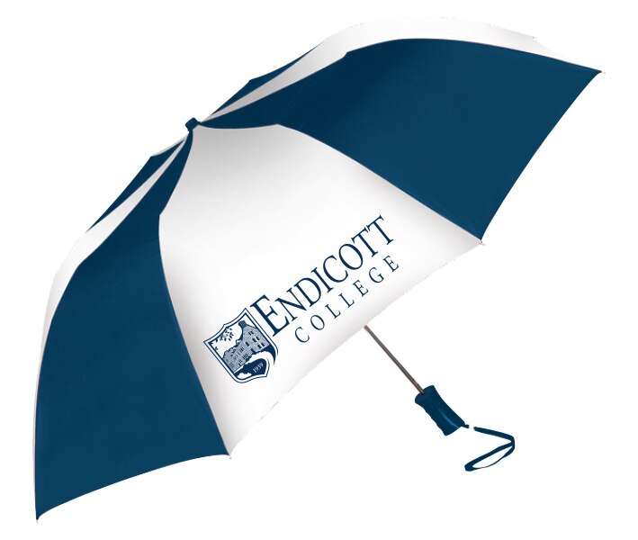 "The Sport" 2-Tone Emblematic Umbrella Automatic Folding 48" Coverage